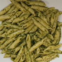 Pasta With Pesto Sauce · Basil Sauce with Pine Nuts and Parmigiano Cheese