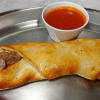 Sausage Pizza Roll · Italian sausage Pizza Roll, have sausage and mozzarella rolled up in pizza dough. Dip them i...