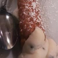 Cannoli · Filled with our classic ricotta cheese and chocolate chips filling.