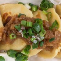 Potato Pierogi (Hot Takeout) · THE CLASSIC!  5 pieces per order served with caramelized onions and sour cream.