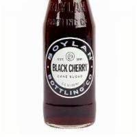 Boylans Black Cherry · A unique blend of cherries, wild cherry bark, and extracts of bourbon vanilla. Flavorful, sw...