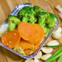 Vegetables Delight · Stir-Fried Mixed Vegetables with garlic sauce.