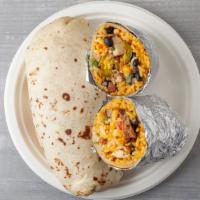 Burrito · Flour tortilla with a savory filling.