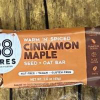 88 Acres Cinnamon Maple  · nut free, vegan, gluten free.