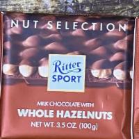 Ritter Sport Whole Hazelnut · Milk Chocolate with Whole Hazelnuts