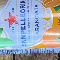 Pellegrino Aranciata · 11.15oz can. Sparkling Orange Beverage.