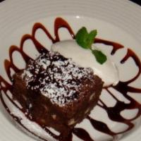 Chocolate Bread Pudding · salted caramel.