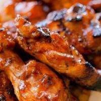 Gullifty'S Chicken Wings · Gullifty's Buffalo, Bourbon Barbecue, Hot Barbecue, or Sweet Chili