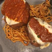Chicken Parmesan · Hand-breaded chicken breast, mozzarella, linguine, Gullifty's red sauce