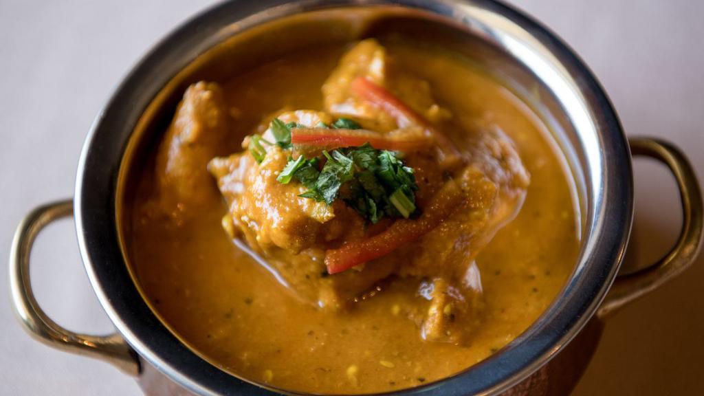 Punjabi Chicken Curry · Traditional chicken curry. (gluten free)