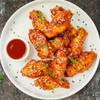 Sweet & Sour Hour Wings · Fresh chicken wings breaded, fried until golden brown, and tossed in sweet and sour sauce. S...