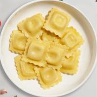 Your Own Ravioli · Fresh cheese ravioli served with your choice of sauce and toppings. Served with a side of ga...