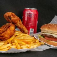 2 Pieces Chicken Mix With Fries · Halal. With 1 roll.