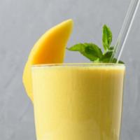 Lassi · Blended yogurt drink with your choice of flavor.