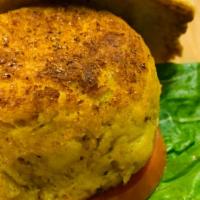 Crab Cake Sandwich · Maryland style crab cake, full of sweet crab meat and great flavor.
