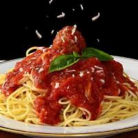 Spaghetti & Marinara · Spaghetti only served with marinara sauce.
