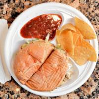 Tortas (Mexican Sandwich) · your choice of Chicken, beef, pork ( al pastor ) or beef tongue.