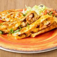 Kids Quesadilla · Flour tortilla filled with melted cheese