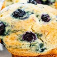 Jumbo Muffins · Blueberry muffins