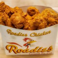 8 Pieces Roadies · Two breast, three thigh, two leg, one wing.