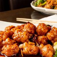 General Tso'S Chicken · Served with white rice.