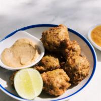 Conch Fritters · Allspice mayo