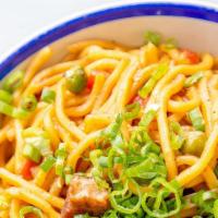 Chow Mein · egg noodles, peppers, onions, green peas, pimento, soy