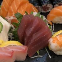 Sashimi Combo · 2 pieces each (salmon, tuna and white fish)