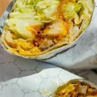 Peri Peri Tortilla Wrap · (WHITE OR WHEAT) SERVED ON YOUR CHOICE OF TORTIALLA WITH LETTUCE, TOMATOES, CHEESE & PERI PE...