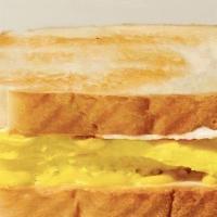 Scrapple Egg & Cheese  · “Choose Bread”
White Toast 
Wheat Bread 
Potato Bread