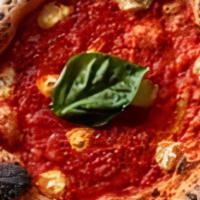 Margherita Pizza · tomato, basil, and cashew mozzarella.