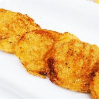Fried Green Tomatoes · Delicious, classic Southern Fried Green Tomatoes, served with boom boom sauce on the side.
