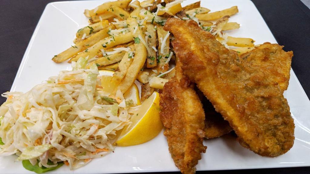 Ocean Perch Fillet Only · Crispy fried ocean perch fillet. Served with choice of bread on the side. We fry in premium canola oil. Also available baked or grilled.