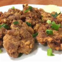 Chicken Gizzards With 2 Sides · Tender, marinated in seasonings, coated in flour, and deep-fried to golden brown perfection....
