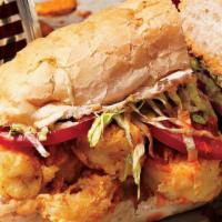 Oyster Po’ Boy · Made with fried oysters on a toasted sub roll.