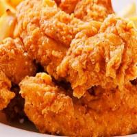 B-3 Chicken Tenders W/ Fries · Served with 3 chicken tenders and fries