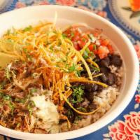 Chilango Bowls · Rice, Black Beans, Cotija Cheese, Cabbage Slaw, Poblano Ranch, Avocado