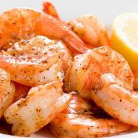 1 Lb. Steamed Shrimp With 2 Sides · Steamed spiced shrimp, served with two side dishes and a choice of bread on the side.