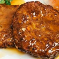 Salisbury Steak (1) With 2 Sides · Made with black angus ground beef, seasoned ground beef gets shaped into steak-like patties,...