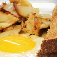 Amity  2 Eggs Home Fries Breakfast Starter · Served with two scrambled or fried eggs, home fries including fried onions, red & green pepp...
