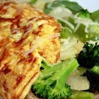 Amity Veggie Omelet · Tame your hunger with our fresh Veggie Omelet. Boost your energy with your choice of mushroo...