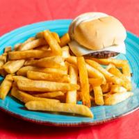 Cheeseburger Combo Meal · Served with fries.