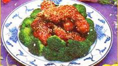 Sesame Chicken · Tender chicken dipped in lotus flour fried with steamed broccoli and cooked in sesame sauce.
