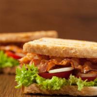 Blt Sandwich · Delicious crispy bacon, lettuce, tomatoes and mayo, served on a roll.