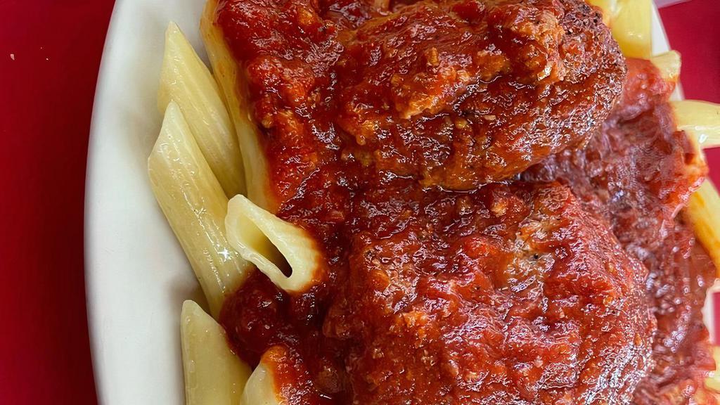 Ziti Or Spaghetti · Ziti or Spaghetti with homemade sauce. Served with bread and butter