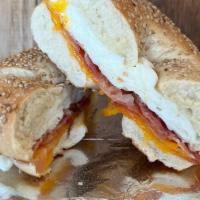 The Regular (Egg White + Protein) · Egg White with choice of bagel and cheese + proteins/add ons