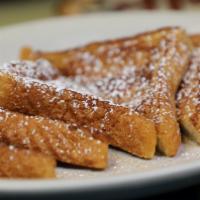  French Toast · Three slices of Texas French toast