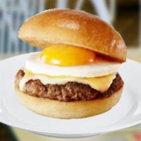 Bethel Brunch Burger · 1/4 lb certified angus steak burger with bacon, lettuce, tomato, cheese and an over easy egg...