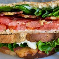 Blt Sandwich · Bacon (applewood), lettuce, tomatoes and mayo. On your choice of bread.