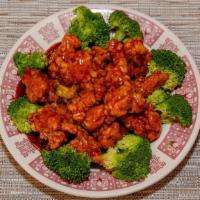 General Tso'S Chicken · Hot. Tender chunks of boneless chicken marinated in a red hot chili sauce. Hot and spicy.